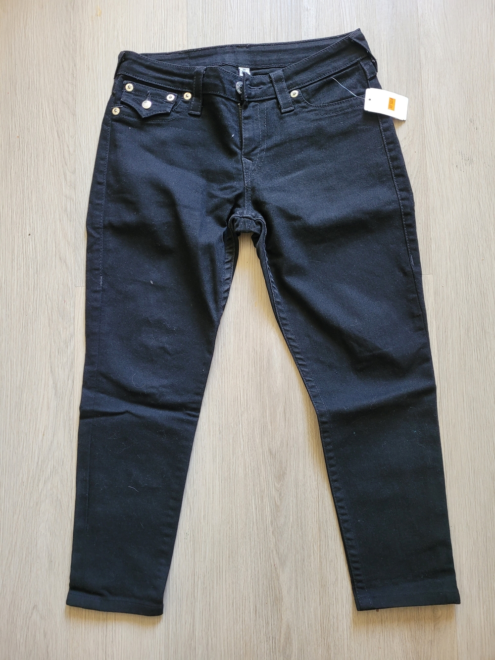 True Religion Women’s Black Jeans with Stretch